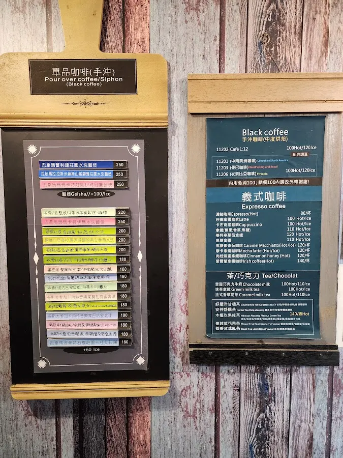 水源市場1-12莊園咖啡 菜單 3
