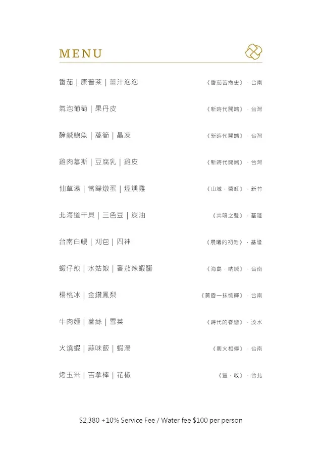 VAN 東方現代流行鐵板燒 公館店 菜單 2