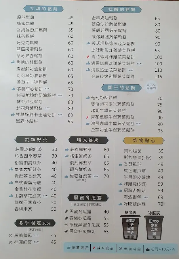 小木屋鬆餅(台大店) 菜單 2